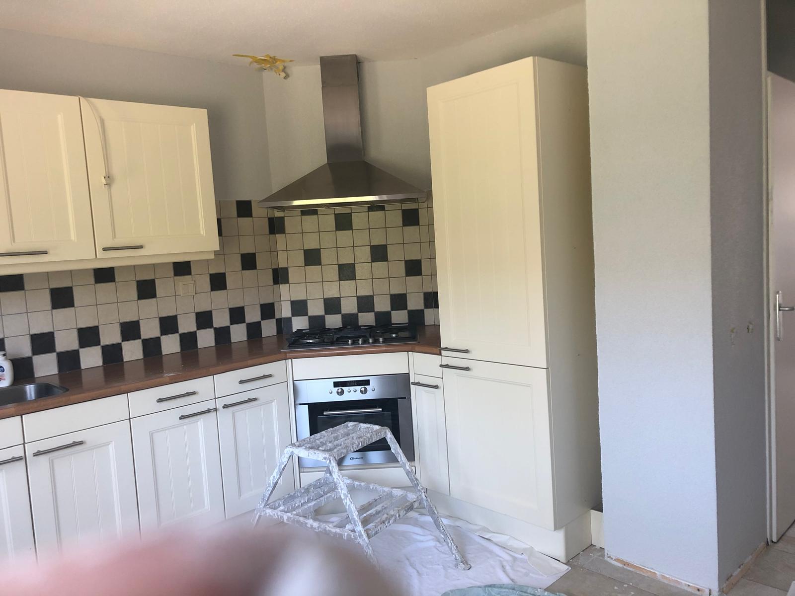 Keuken in voorbereiding