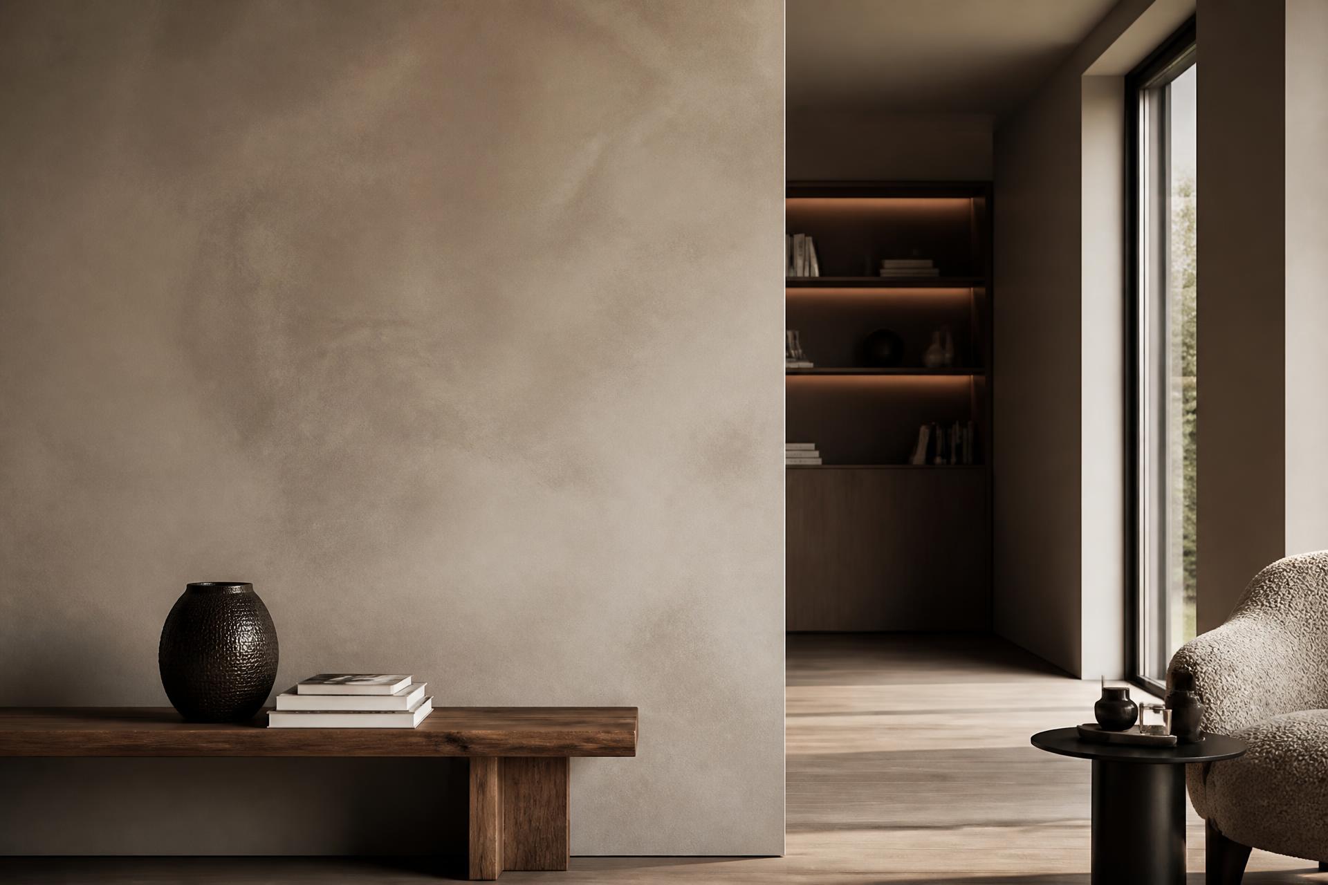 Luxe interieur afgewerkt met betonciré